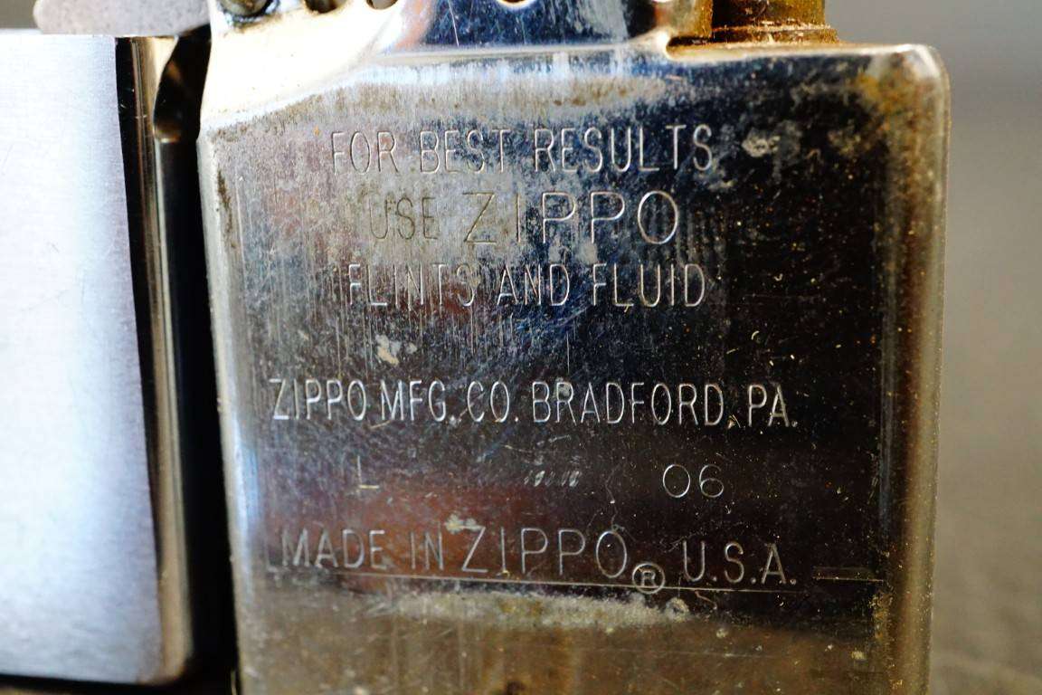Zippo Stainless Steel with Brushed Finish  **Great Condition**
