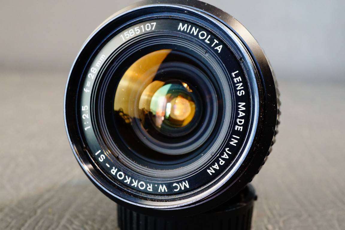 Minolta MC W.Rokkor SI 28mm f2.5 Lens in Minolta MD Mount **Great Condition**