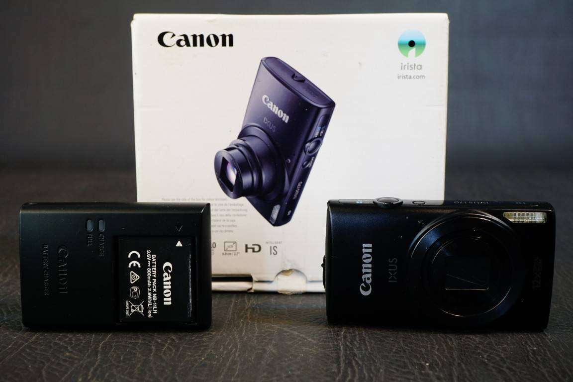 Canon IXUS 170 20.2MP Compact Digital Digital Camera with 12X Zoom Lens **Good Condition**