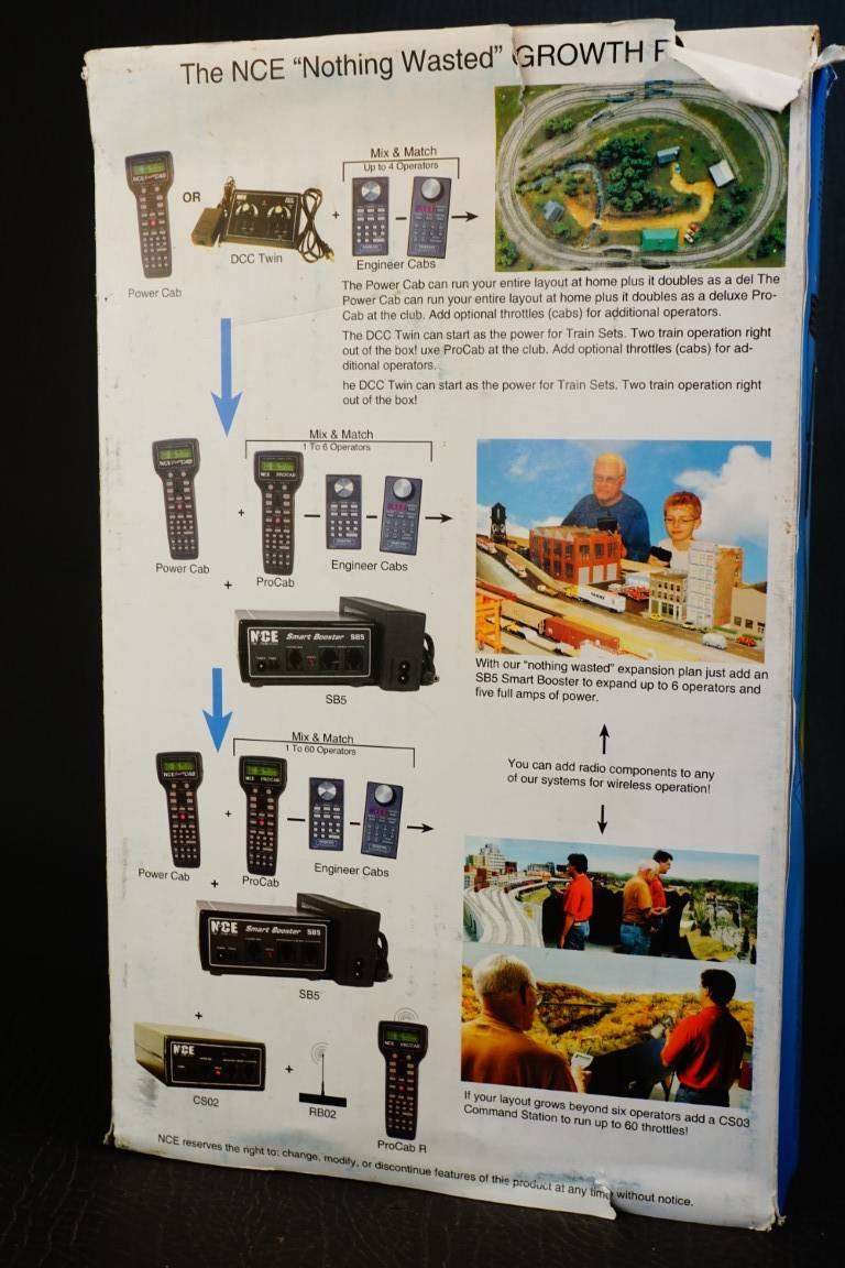NCE SB5 5 amp Smart Booster with International Power Supply DCC **Excellent Condition**