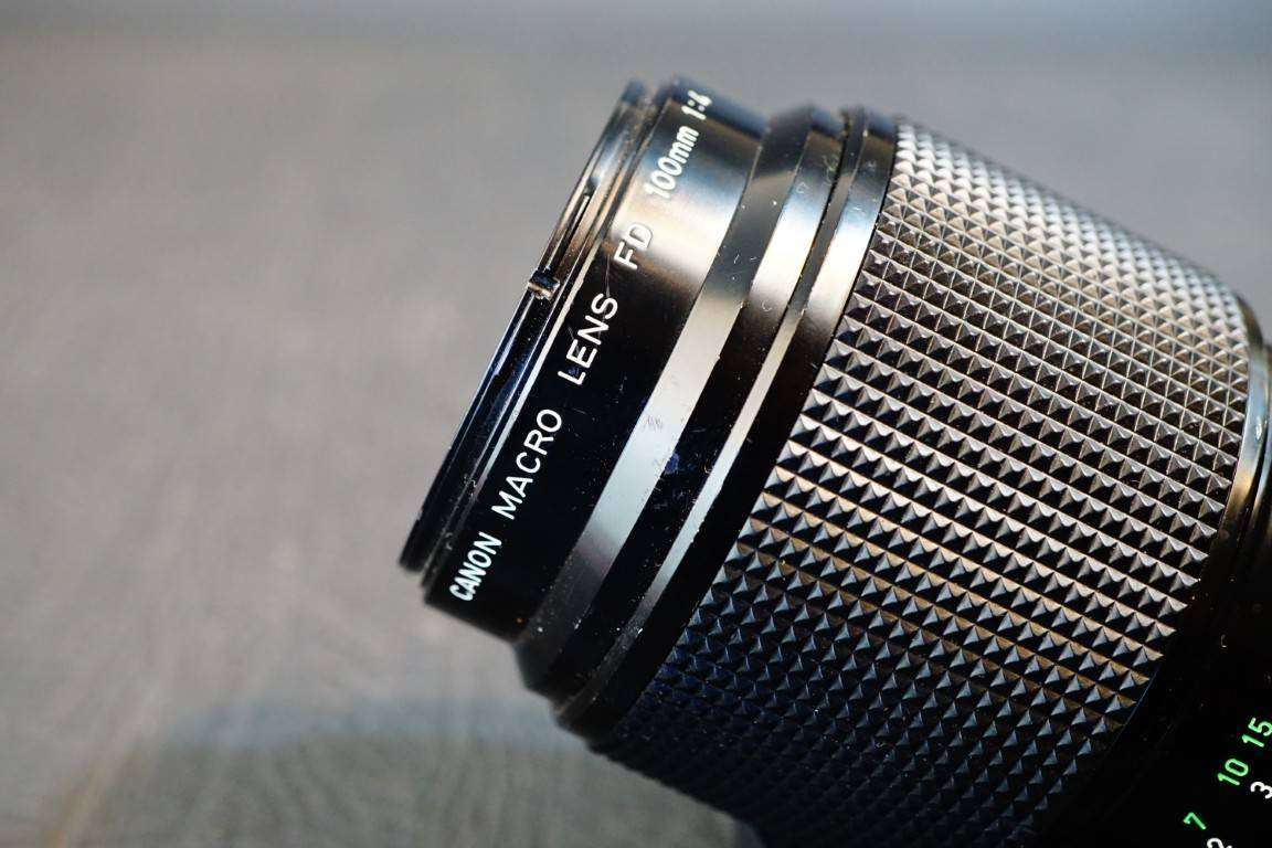 Canon New FD NFD Macro 100mm F4 Lens in Canon FD Mount **Great Condition**
