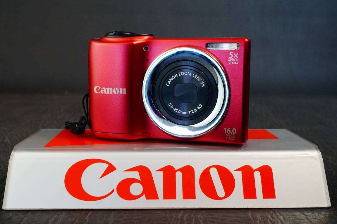 Canon Powershot A810 16MP Compact Digital Camera with 5x Zoom uses AA Batteries  **Great Condition**