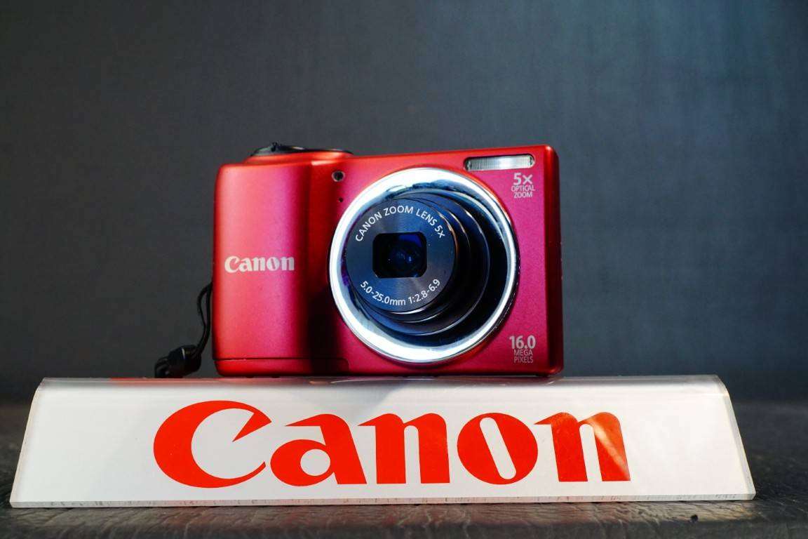 Canon Powershot A810 16MP Compact Digital Camera with 5x Zoom uses AA Batteries  **Great Condition**