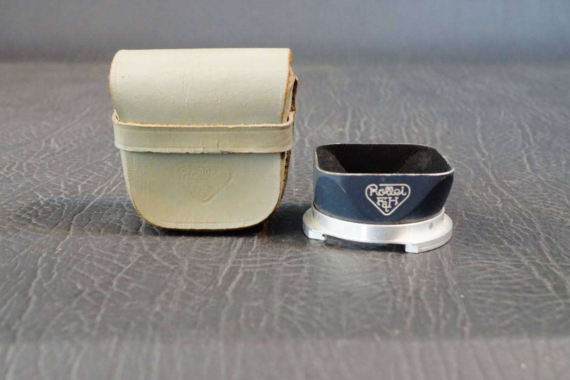 Rolleiflex 4x4 Lens Shade Hood Grey with Case for TRL Cameras **Great Condition**