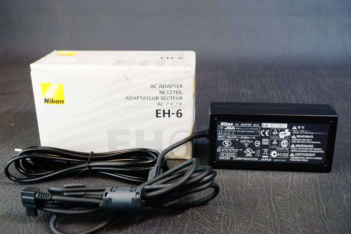 Nikon EH-6 AC Adapter Used For D2/D3/D200 DSLR Cameras **Great Condition**