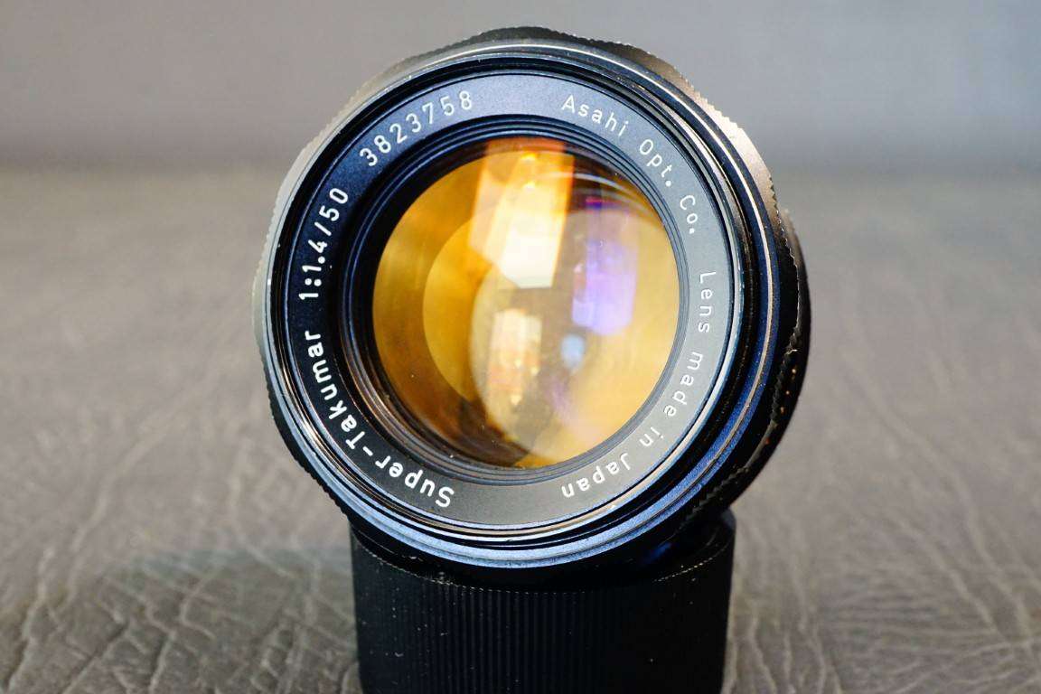 Asahi Pentax Super Takumar 50mm F1.4 Lens in M42 Screw Mount **Good Condition**