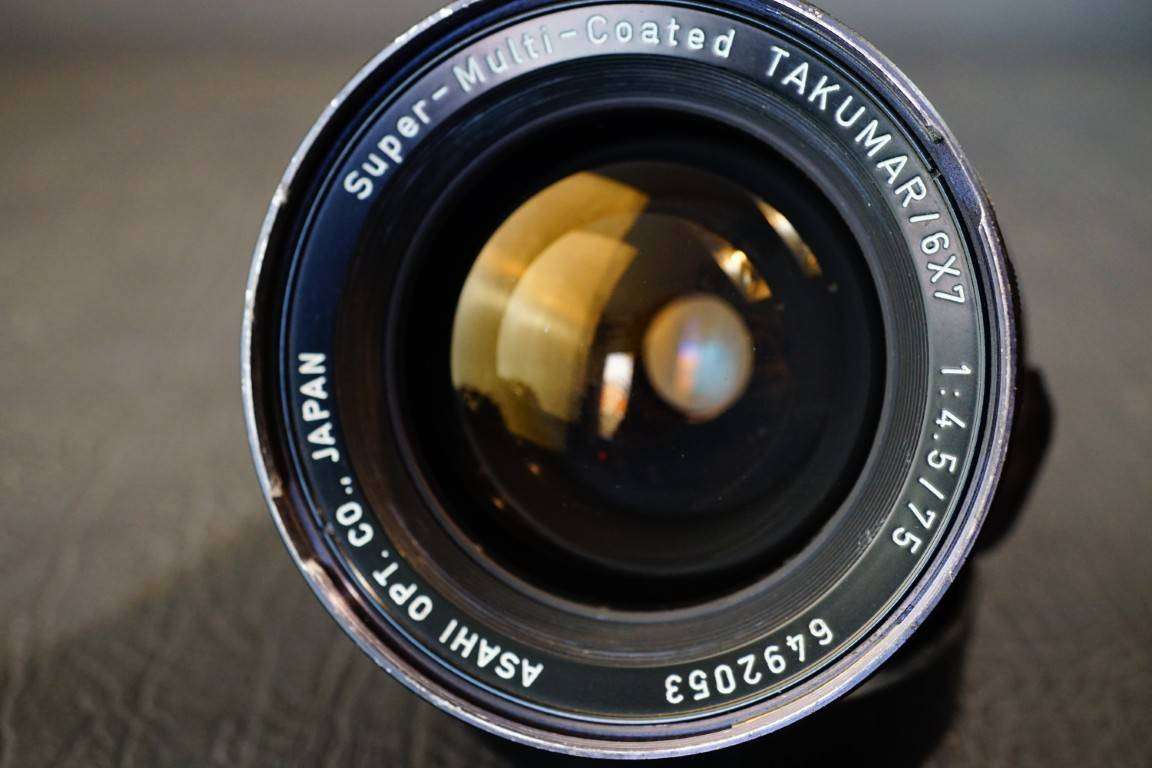 Asahi Pentax 6x7 67 SMC Takumar 75mm F4.5 Wide Angle Pentax 67 Mount **Good Condition**