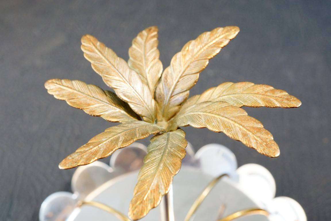 Art Deco MEPRA - INOX 18/10 Copper PALM TREE TRAY Made in Italy **Great Condition**