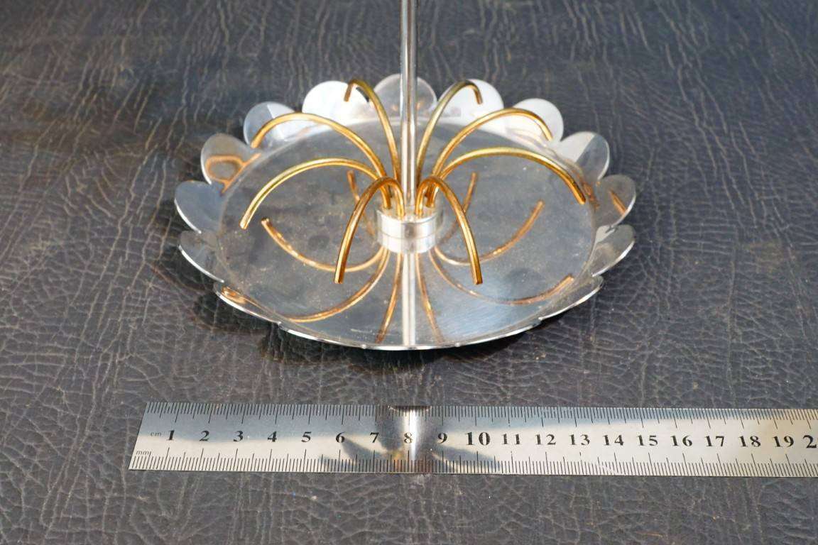 Art Deco MEPRA - INOX 18/10 Copper PALM TREE TRAY Made in Italy **Great Condition**