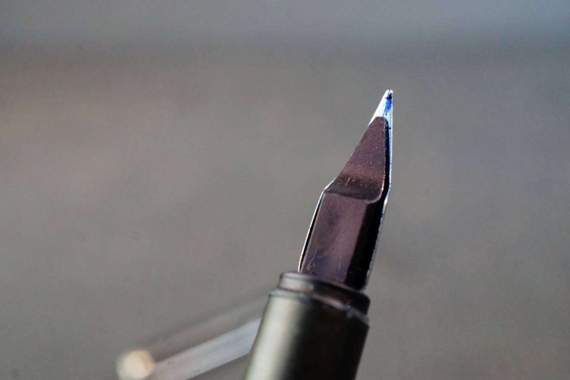 Montblanc Noblesse Fountain Pen Black & Siver  Vintage  Germany **Great Condition**