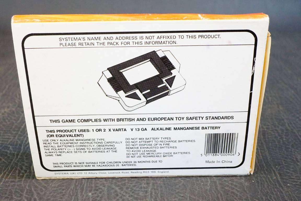 Vintage Systema Car F1 Race Handheld LCD Game with original Packaging - 1980s **Great Condition**