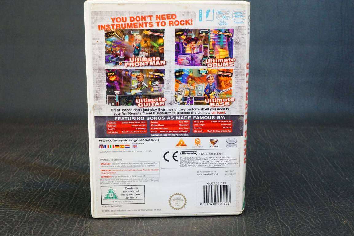 Ultimate Band (Nintendo Wii, 2008) Complete with Manual