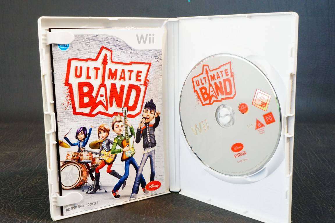 Ultimate Band (Nintendo Wii, 2008) Complete with Manual