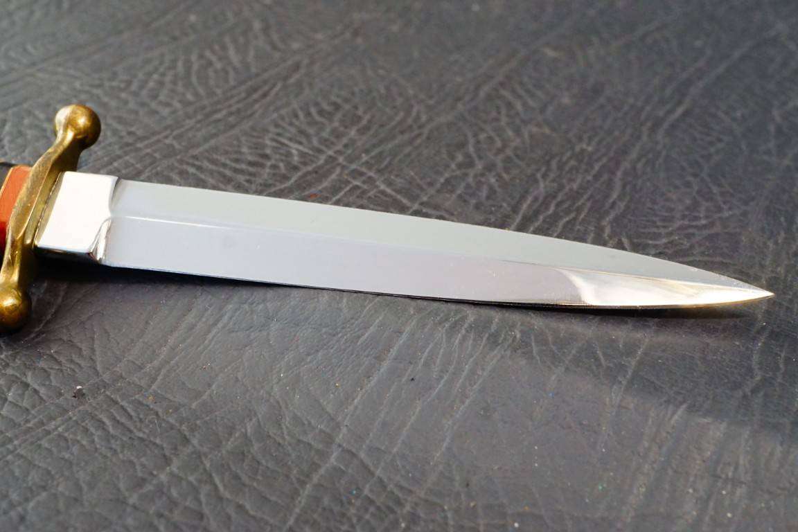 Linder Dagger Fixed Blade Knife Handmade Solingen Germany **Excellent Condition**