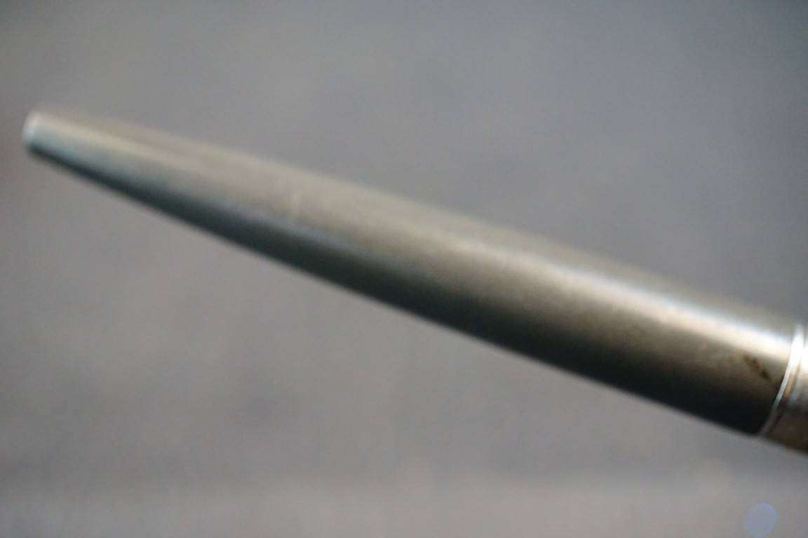 Vintage Parker 45 Fountain Pen Gray and Brushed Chrome **Good Condition**