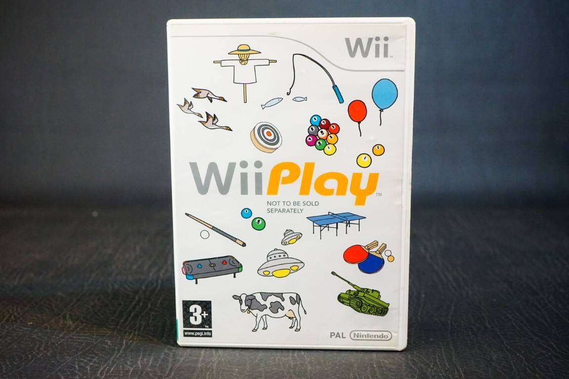 Wii Play Sports Game CIB Nintendo Wii 2007 Complete In Box
