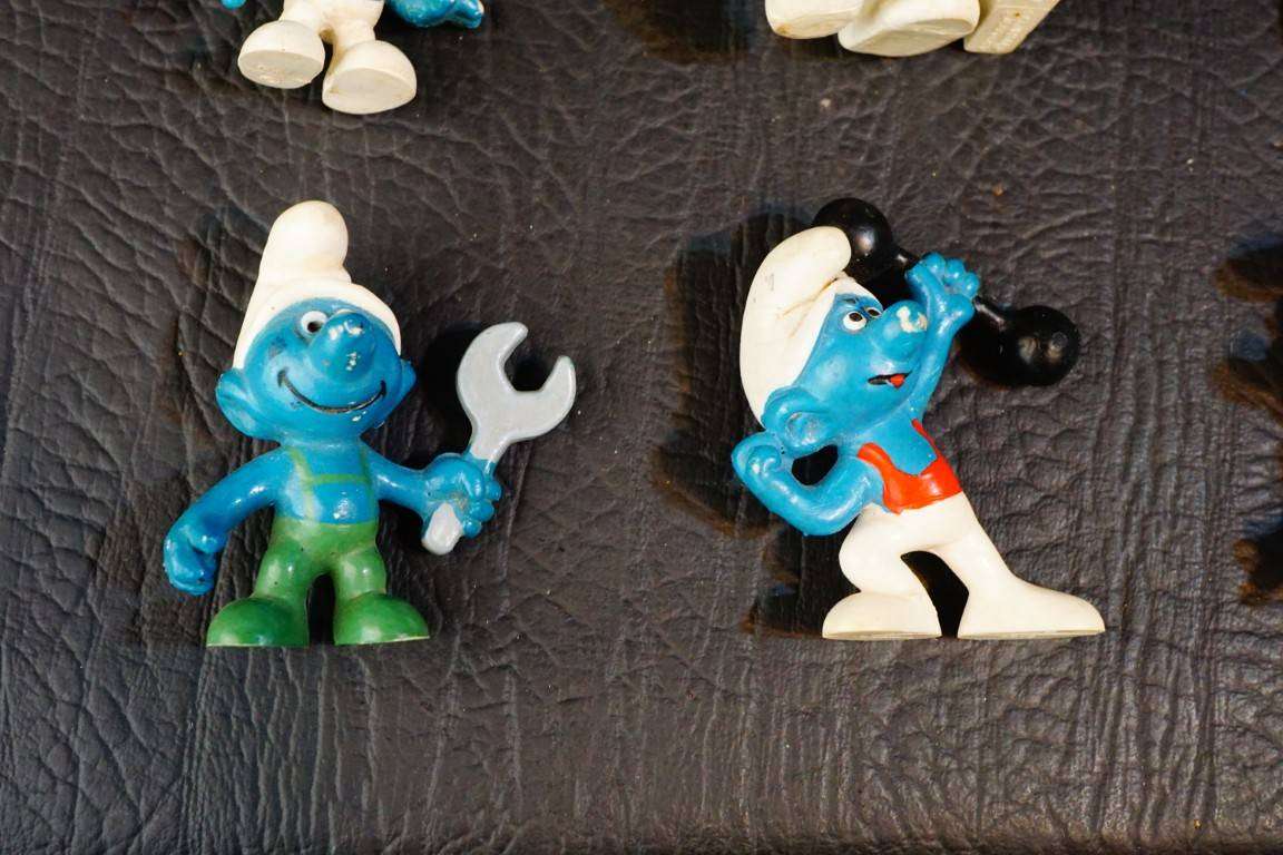 Vintage Peyo West Germany made Smurfs **13 in Total**