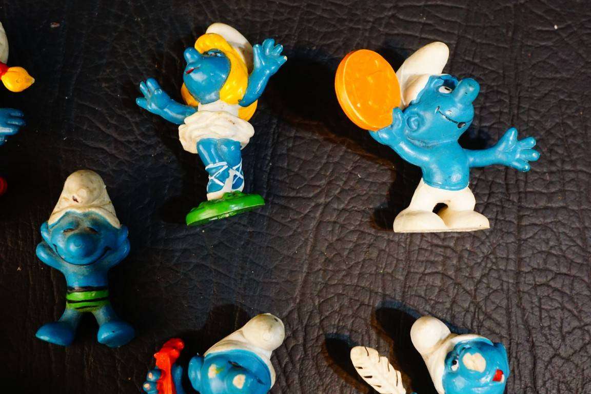 Vintage Peyo West Germany made Smurfs **13 in Total**