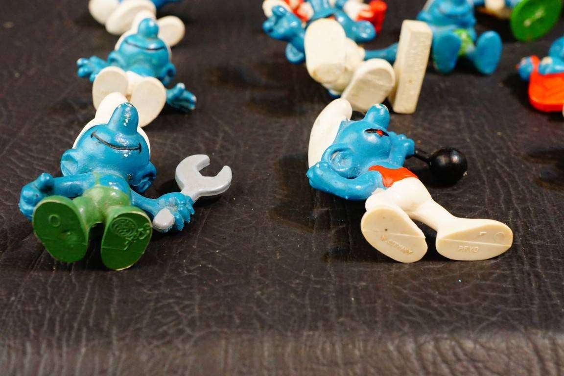 Vintage Peyo West Germany made Smurfs **13 in Total**