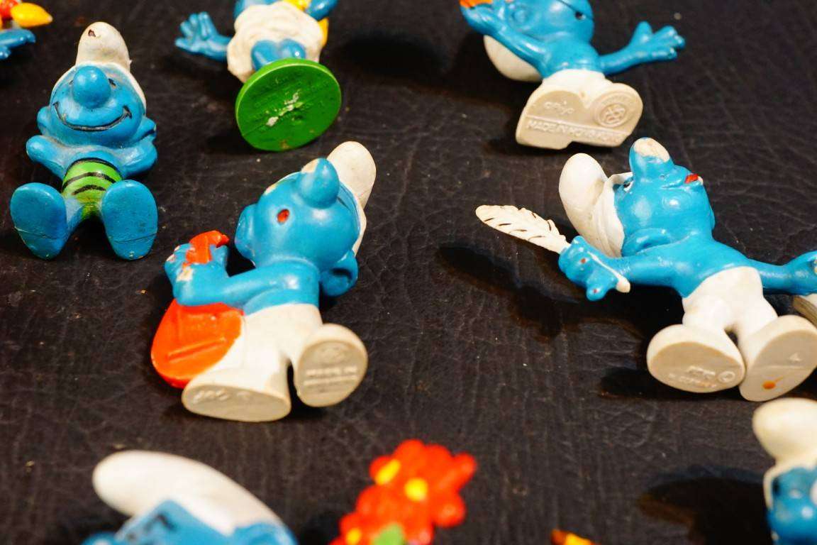 Vintage Peyo West Germany made Smurfs **13 in Total**