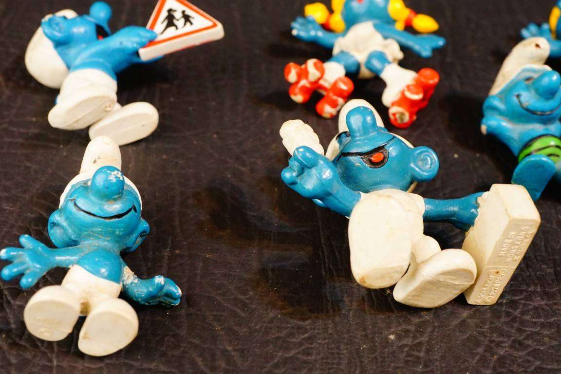 Vintage Peyo West Germany made Smurfs **13 in Total**