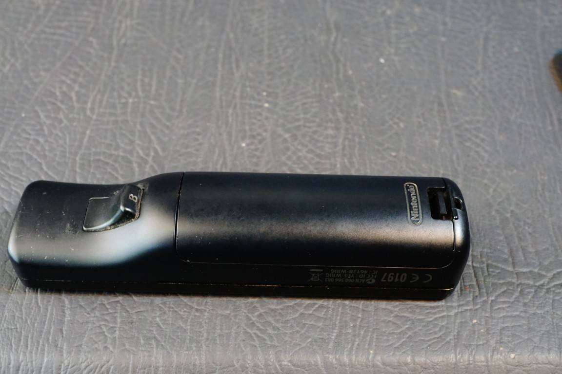 Nintendo Wii RVL-036 Motion Plus Black Remote Controller OEM Original Tested **Great Condition**