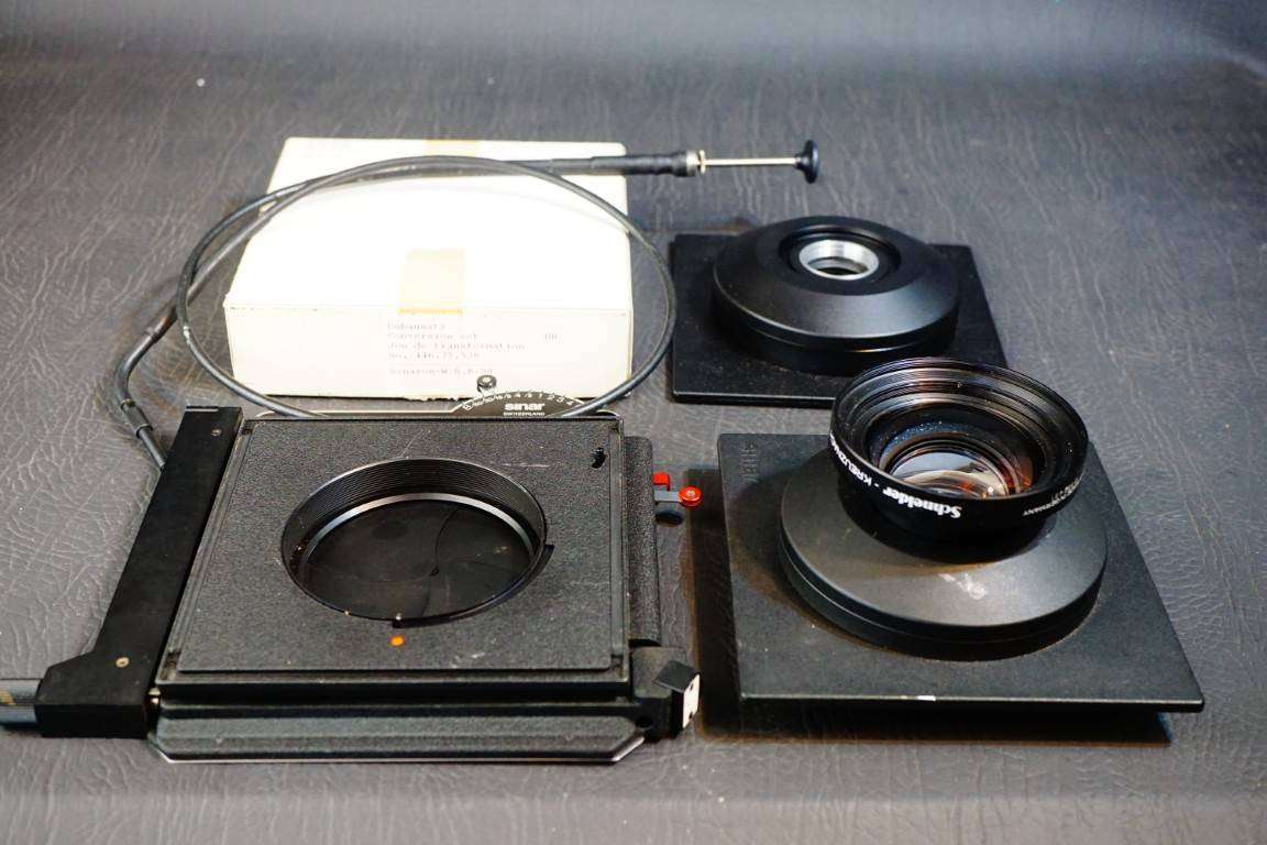 Sinar 4x5 DB Copal Shutter + Release Cable and Schneider Symmar-S 210mm F5.6 Multi-Coated Lens