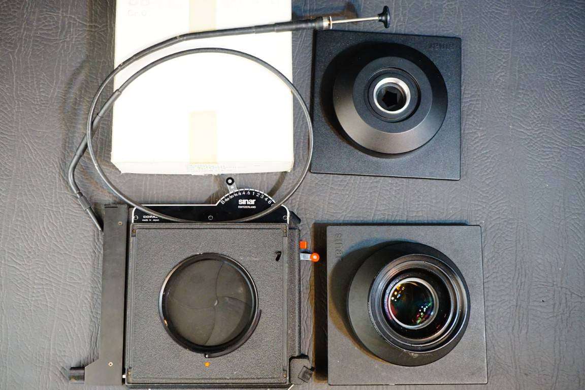 Sinar 4x5 DB Copal Shutter + Release Cable and Schneider Symmar-S 210mm F5.6 Multi-Coated Lens