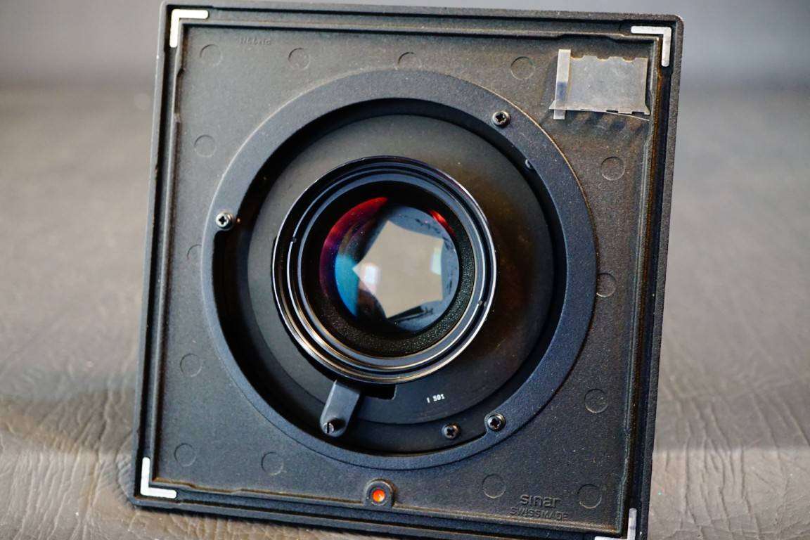 Sinar 4x5 DB Copal Shutter + Release Cable and Schneider Symmar-S 210mm F5.6 Multi-Coated Lens