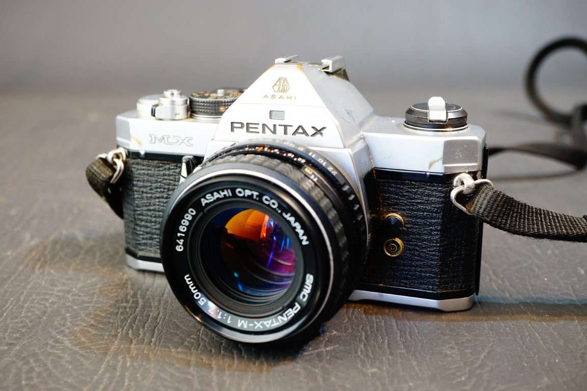 Asahi Pentax MX 35mm SLR Film Camera with Pentax 50mm F1.7 Lens  **Great Condition**