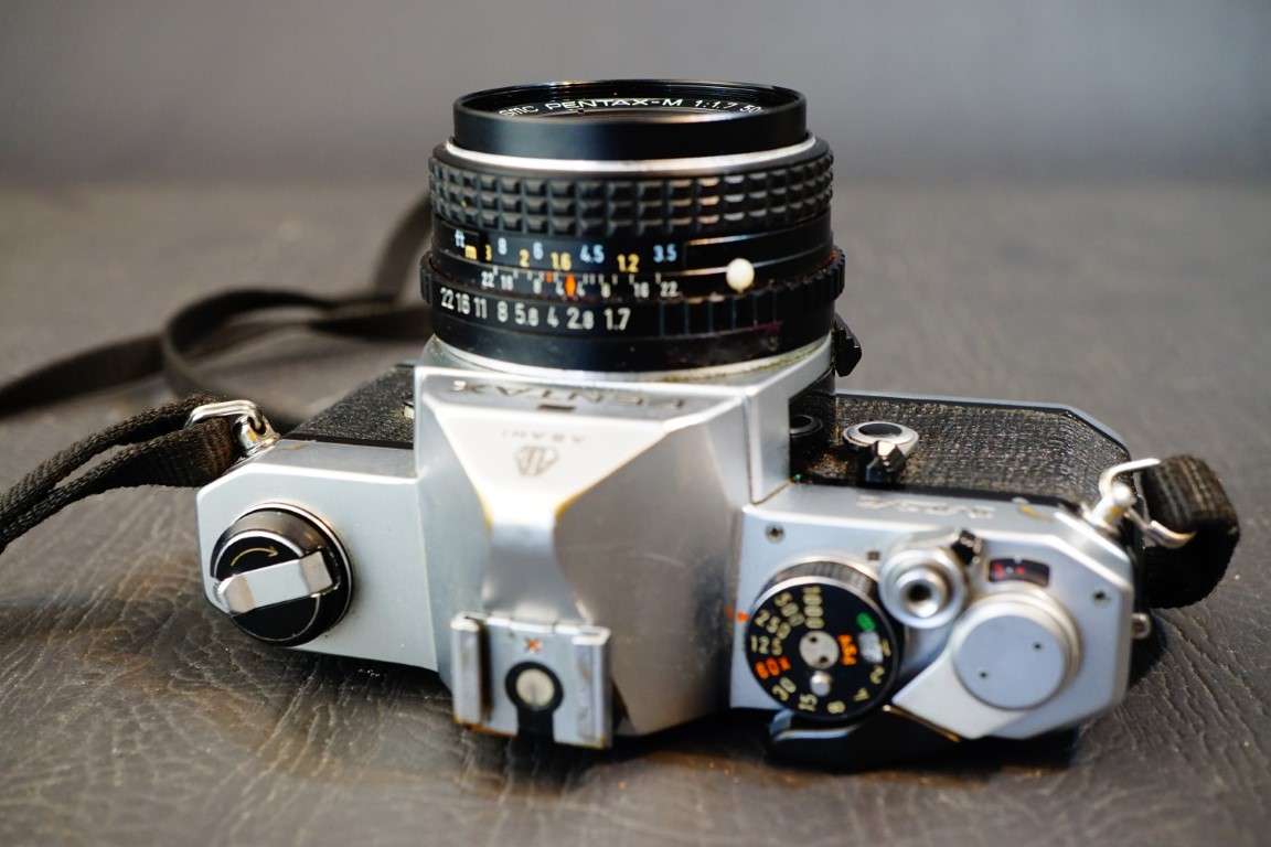 Asahi Pentax MX 35mm SLR Film Camera with Pentax 50mm F1.7 Lens  **Great Condition**