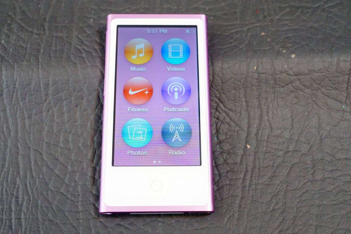 Apple iPod Nano 7th Generation 16GB Purple Model A1446 **Excellent Condition**