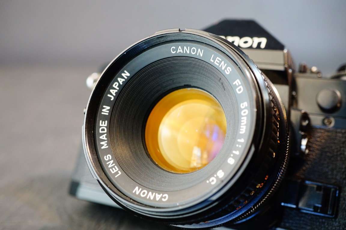 Canon A1 35mm SLR Film Camera with Canon FD 50mm F1.8 Lens  **Great Condition**