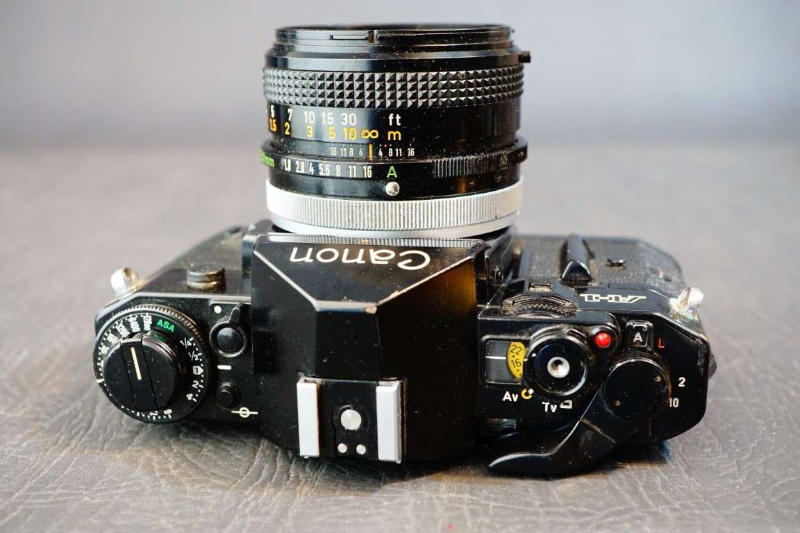 Canon A1 35mm SLR Film Camera with Canon FD 50mm F1.8 Lens  **Great Condition**