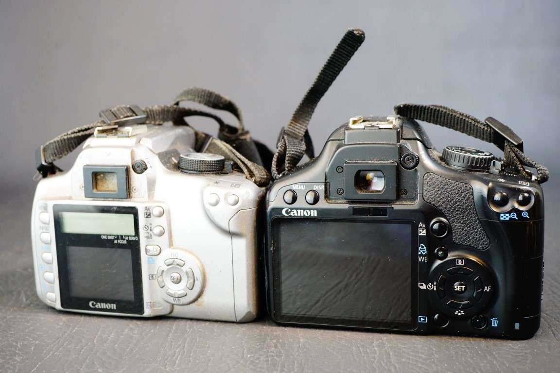 Canon EOS 450D and 350D Digital SLR Camera Bodies  **NON FUNCTIONAL SPARES OR REPAIR**