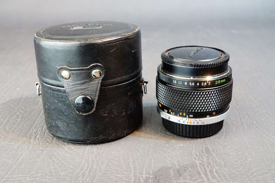 Olympus Zuiko MC Auto W 28mm F2 Lens for Olympus OM Mount