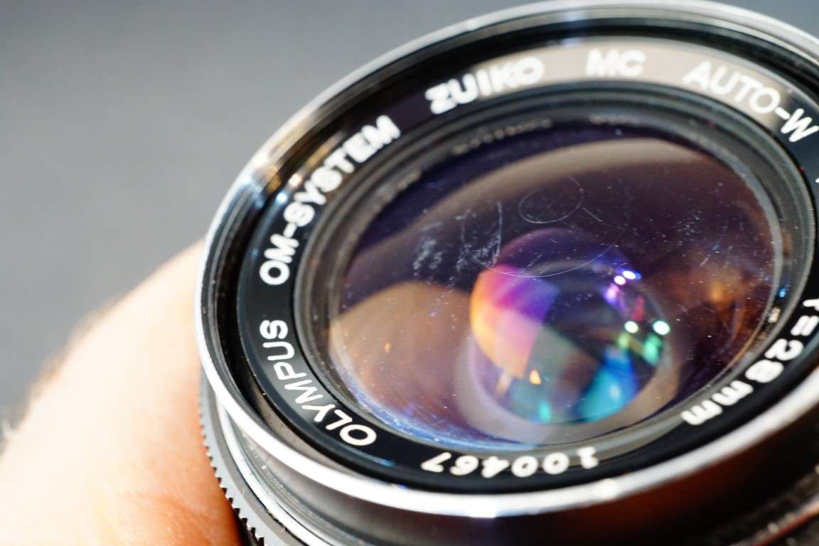 Olympus Zuiko MC Auto W 28mm F2 Lens for Olympus OM Mount