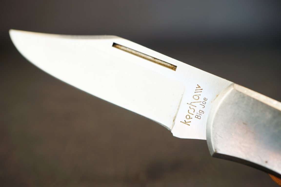 Large Discontinued Vintage Kershaw 4200 Big Joe Lock Back Pocket Knife  **Good Condition**