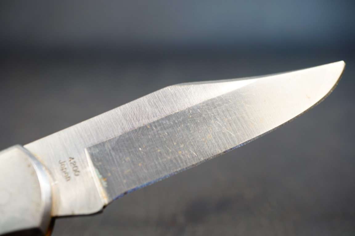 Large Discontinued Vintage Kershaw 4200 Big Joe Lock Back Pocket Knife  **Good Condition**