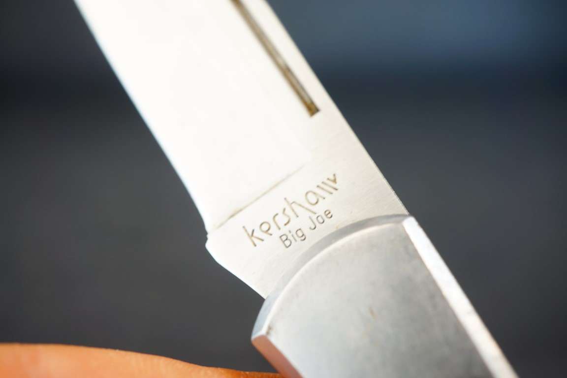 Large Discontinued Vintage Kershaw 4200 Big Joe Lock Back Pocket Knife  **Good Condition**