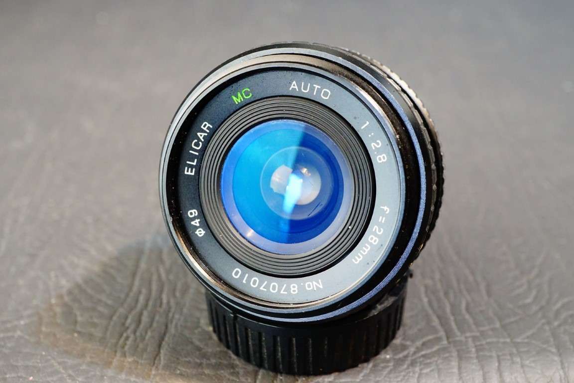 Elicar MC Auto 28mm F2.8 Lens in Minolta MD SR Mount  **Great Condition**