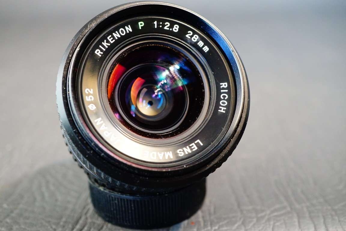 Ricoh Rikenon P 28mm F2.8 Lens in Pentax K Mount  **Great Condition**