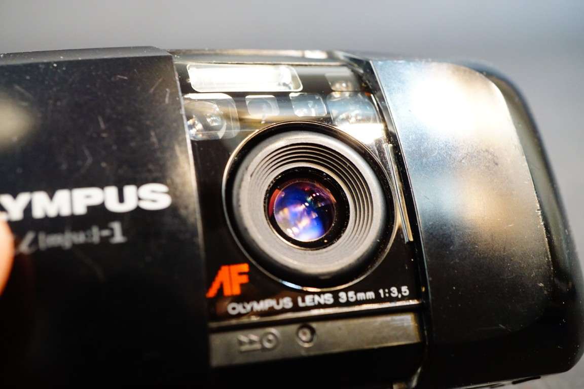 Olympus Mju 1 Mju i 35mm Compact point and shoot Film Camera **Spares/Repair or Display**