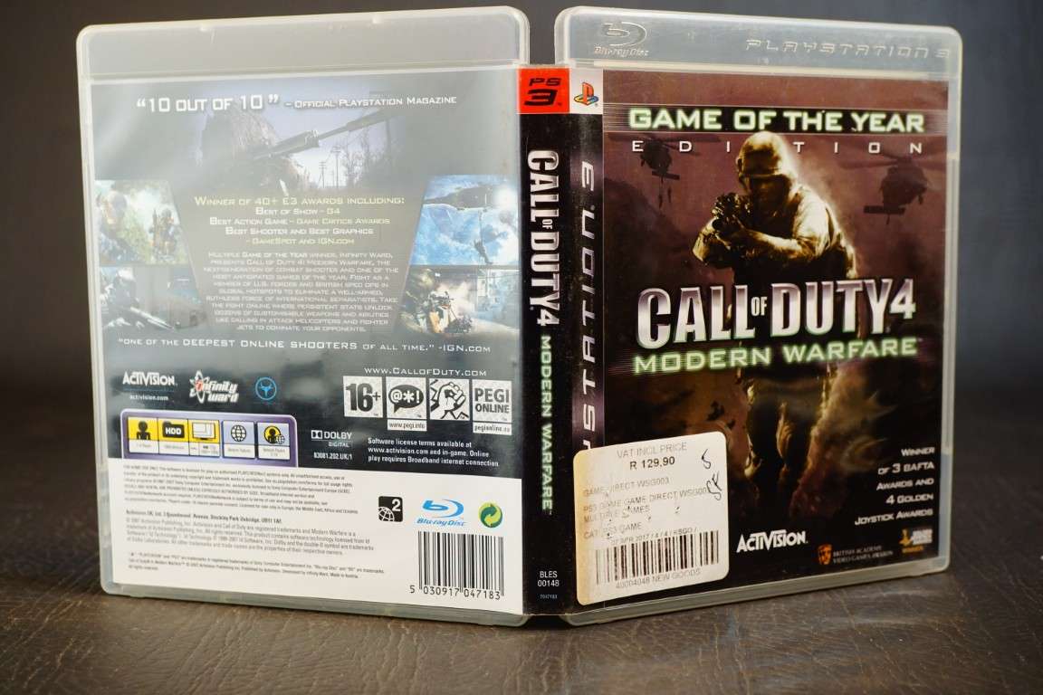 Call of Duty 4 Modern Warfare - Playstation 3 (PS3)