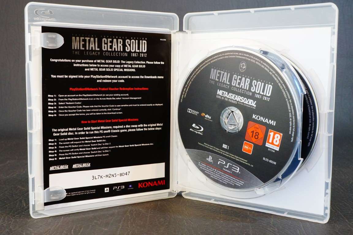 Metal Gear Solid: The Legacy Collection - Playstation 3 (PS3)