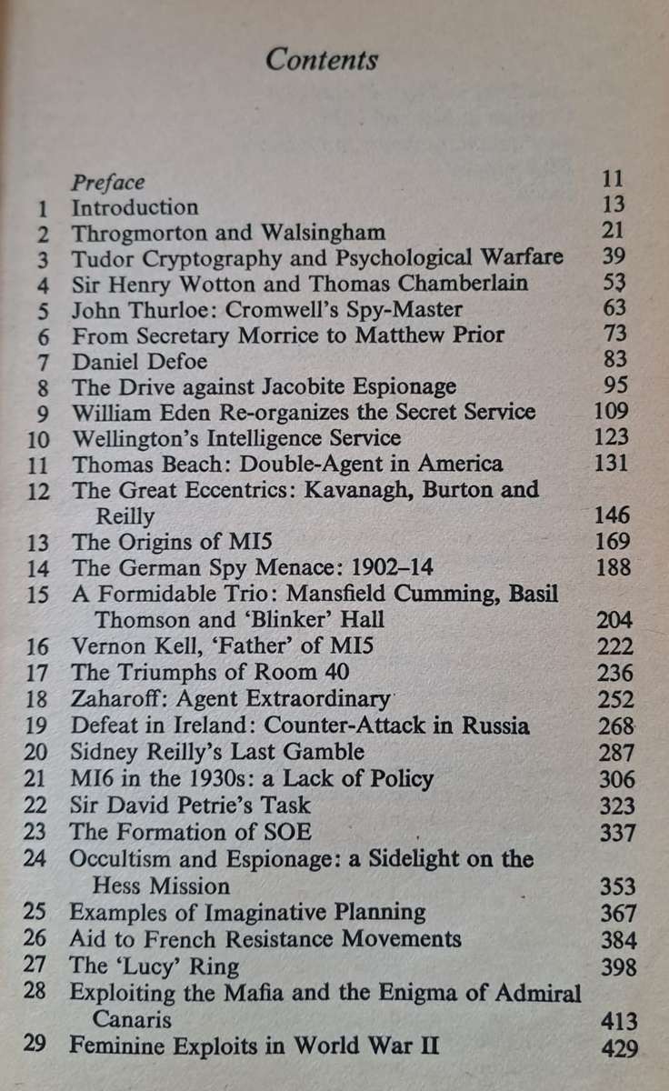 A History of British Secret Service - Richard Deacon (paperback)