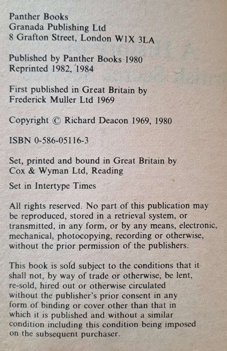 A History of British Secret Service - Richard Deacon (paperback)