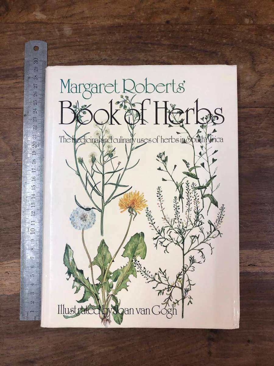 (Signed Copy) Margaret Roberts' Book of Herbs - Margaret Roberts (Hardcover with dj)