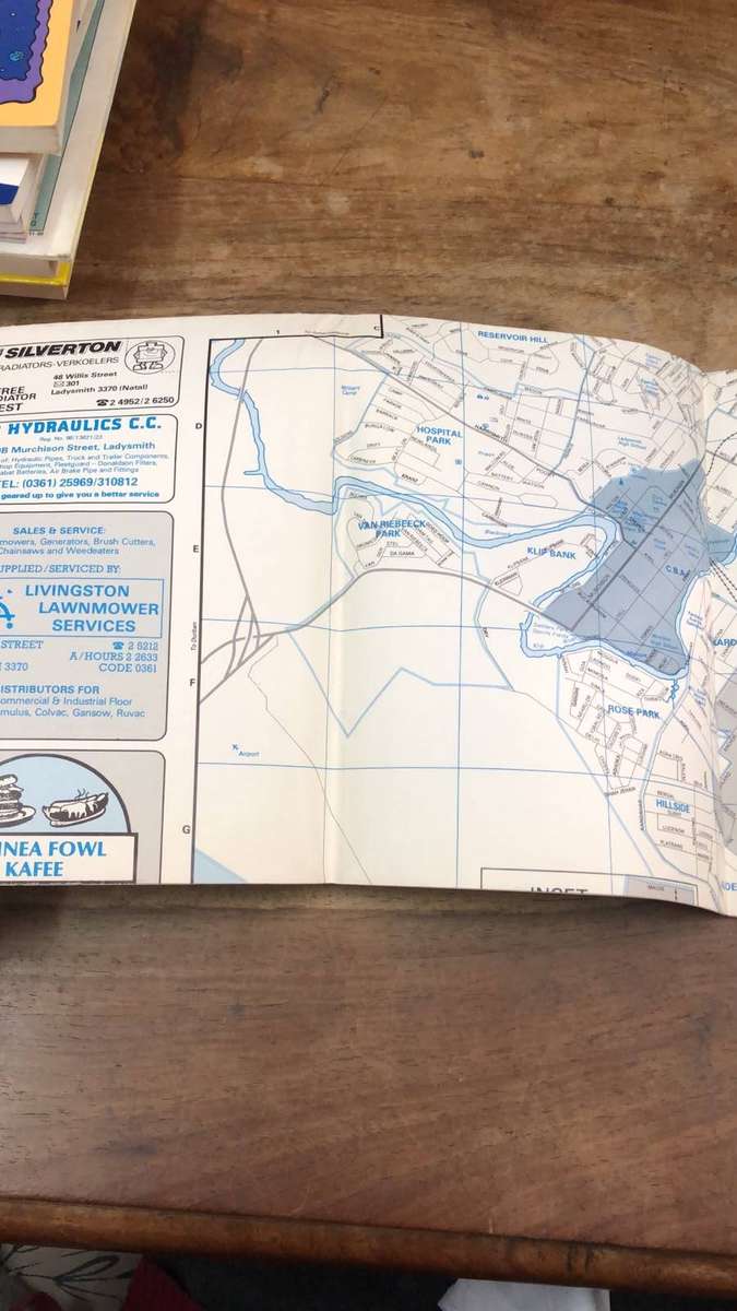 1989 Intratex Ladysmith Map - Intratex Printing and Publishing Co