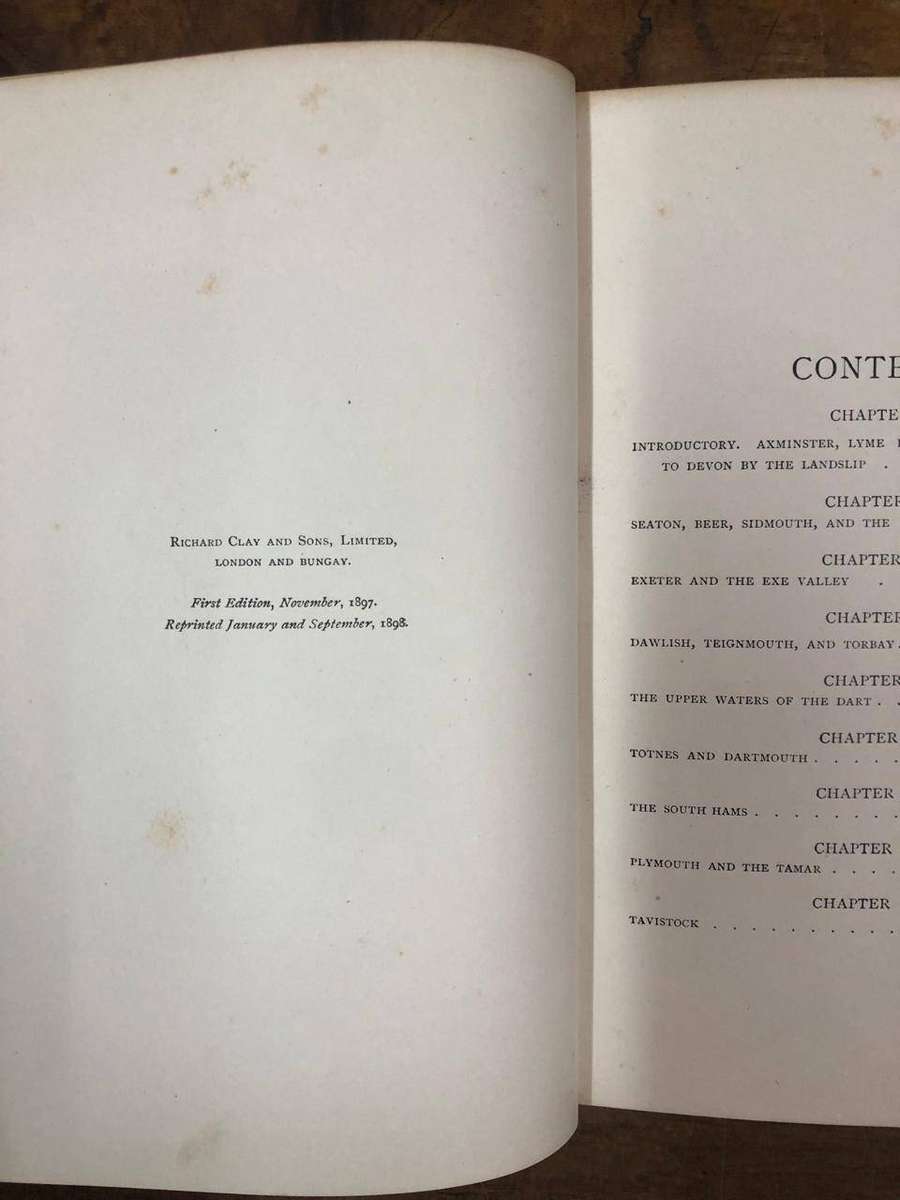 Highways And Byways I Devon And Cornwell - Arthur H Norway (Hardcover with no dj)